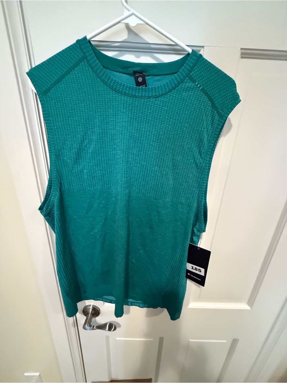 NWT lululemon Metal Vent Tech Sleeveless Workout Tank Medium Cascadia Green